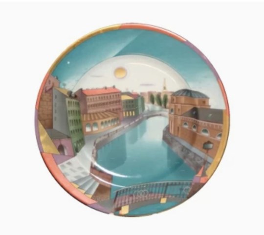 81.25638.00.1 Подарочный набор декоративный 270 мм форма Европейская-2 рисунок Мойка. Раннее утро, ИФЗ  81.25638.00.1 - фото 636419