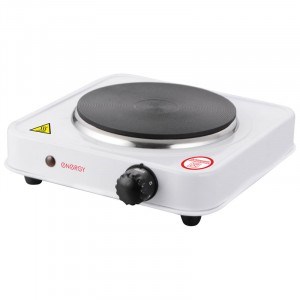 EN-901 Электроплитка 1 конфорка, диск, 1кВт, белая, ENERGY (Китай) 158901 - фото 636809