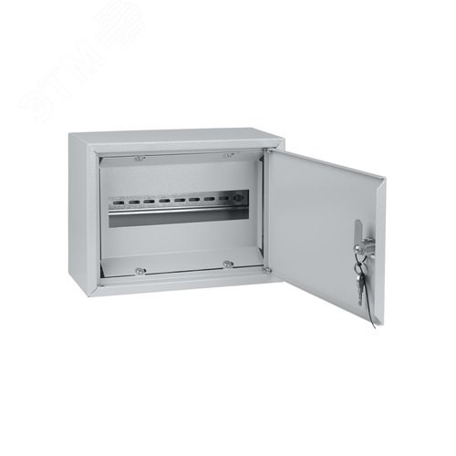SQ0905-0710 Народный ЩРн-12з-1 36 УХЛ3 IP31 300x230x120мм (ШхВхГ) с замком серый Корпус металлический TDM (Россия) SQ0905-0710 - фото 637191