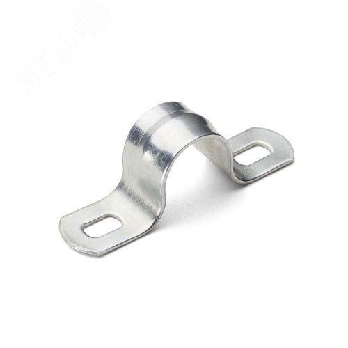 49609 Fortisflex СМД 48-50 Скоба металл. двухлапковая Ø38-40мм (уп.50шт.) КВТ (Россия) 49609 - фото 637317