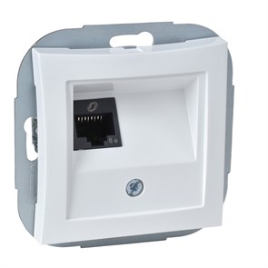 000183 ДУЭТ Механизм розетки компьютерной RJ45 Cat.5e, белый (уп.10шт.) Schneider Electric WDE000183