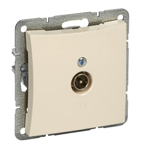 000291 ДУЭТ Розетка TV 0.7дБ, механизм, бежевая (уп.10шт.) Schneider Electric WDE000291