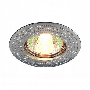 601 MR16 СН хром Cветильник встраиваемый (уп.10/100шт.) Elektrostandard a030749