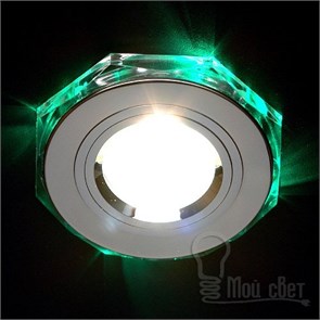 2020/2 хром/зеленая подсветка свет-к (SL/LED/GR) 2020/2-1