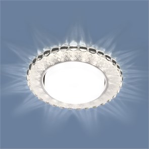 3034 GX53 SL/WH зеркальный/белый Cветильник встраиваемый (уп.10/50шт.) Elektrostandard a047763