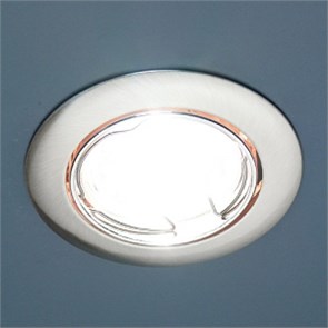 104S СветильникMR16 поворотный серебро матовое(SS) 104S SS