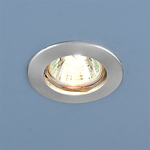 863 MR16 SCH хром сатинированный Cветильник встраиваемый (уп.10/100шт.) Elektrostandard a030073