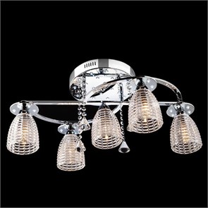 70210/5 хром/белый Люстра Eurosvet 70210/5 хром/белый