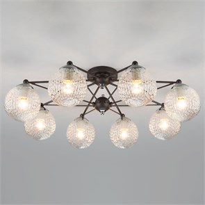 70077/8 графит Потолочная люстра в стиле лофт Eurosvet 70077/8 графит