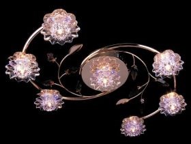 5136/7 золото/фиолетовый светильник Евросвет 5136/7