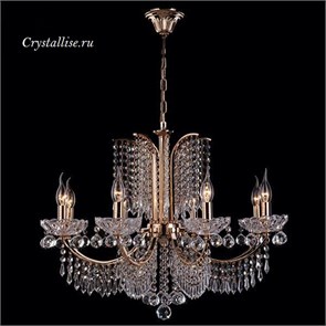 3320/8 золото/прозрачный хрусталь Strotskis 3320/8