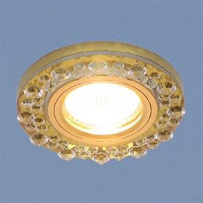 8260 MR16 YL/GD зеркальный/золото Cветильник встраиваемый (уп.10/40шт.) Elektrostandard 8260 MR16 YL/GD зеркальны