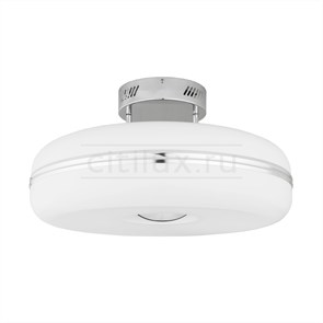 CL250001 Торус Хром Люстра потолочная светодиодная Citilux (Дания) CL250001 Торус Хром