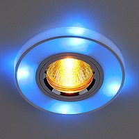 2070 MR16 CH/BL хром/синий (уп.10/50шт.) 2070 MR16 CH/BL