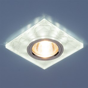 8361 MR16 WH/SL белый/серебро Cветильник встраиваемый (уп.10/50шт.) Elektrostandard a031516