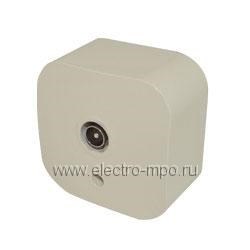 782245 Розетка TV СЛОНОВАЯ КОСТЬ Legrand Quteo 782245