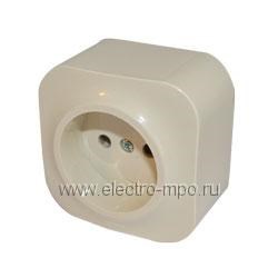 782240 Quteo Розетка 2К без шторок 16A 250 В~ IP20 слоновая кость (уп.20шт.) Legrand (Франция) 782240