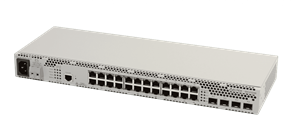 MES2324B Ethernet-коммутатор, 24 порта 10/100/1000 Base-T,4 порта 10GBase-R (SFP+)/1000Base-X (SFP), L3, 220V AC, 12DC Eltex MES2324B