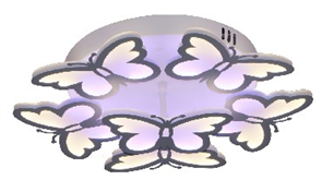 10205/5 LEDх80W White Потолочный светильник Escada 10205/5