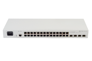 MES2428, 24 порта 10/100/1000 Base-T, 4 комбо-порта 10/100/1000 Base-T/100/1000 Base-X (SFP) 220V AС Ethernet-коммутатор ЭЛТЕКС СОЛЮШЕНС ООО MES2428