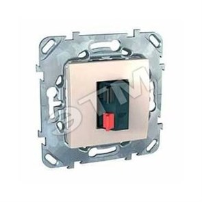 MGU5.486.12ZD АУДИО РОЗЕТКА ГРАФИТ (уп.10шт.)  UNICA TOP MGU5.486.12ZD