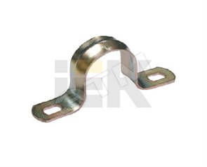 CMA11-12-100 СМД 12-13 Скоба металл. двухлапковая Ø12-13мм (уп.100шт.) IEK® CMA11-12-100