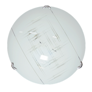 Элегант Светильник d400 белый/глянец/хром 3х60W E27 (Никольский завод) 988019483