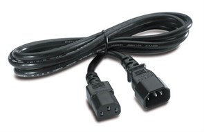 AP9870 Кабель электропитания, 10A, 100-230V, IEC 320 С13 - IEC 320 C14, прямая вилка APC AP9870