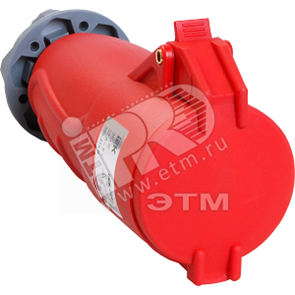 PSN22-032-5 MAGNUM Розетка переносная ССИ-225 32А-6ч/200/346-240/415В 3Р+РЕ+N IP44 (уп.10шт.) IEK® PSN22-032-5