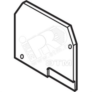 1SNA118368R1600 FEM6 MA2.5-M10 Изолятор торцевой серый (уп.20шт.) ABB 1SNA118368R1600