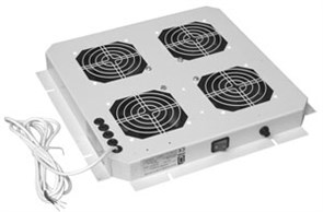 ZPAS PD4W/1 RAL 7035 модуль вентиляторный потолочный, 380х380 mm 4 вентилятра PD4W/1 RAL 7035