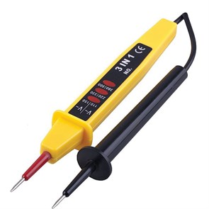 32863 TST500-2 Тестер ступенчатой индикации напряжения контактный двухполюсной до 500V, желтый (уп.12шт.) Stekker (Китай) 32863