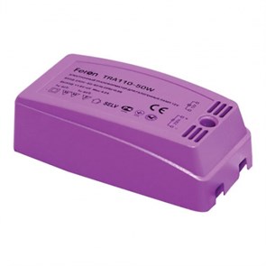 21483 TRA110 Трансформатор электр. пластик 150W розовый 97*28*48 ВЫВЕДЕН ИЗ АССОРТИМЕНТА 21483