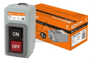 SQ0716-0001 ВКН-310 Выключатель кнопочный 3Р 10А 230/400В IP40 (уп.120шт.) TDM SQ0716-0001