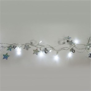 26933 CL62 Гирлянда 220-240V 20LED 2700К белый, 4W, длина 2м+1,5м шнур, IP20 (уп.36шт.) FERON 26933