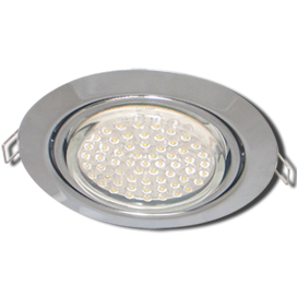 FC5390ECB Ecola GX53 FT9073 Светильник встраиваемый поворотный хром (уп.60шт.) FC5390ECB