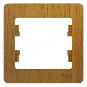GSL000501 Glossa Рамка 1 пост, дуб (уп.45шт.) Schneider Electric GSL000501