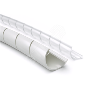 00963RL Жгут витой SPIRALITE P3 (25м) QUADRO прозрачный (уп.80шт.) ДКС 00963RL