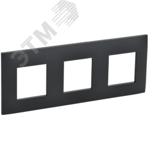 SK-M32-K53 Skandy Рамка 3 поста, графит (уп.10шт.) IEK® (Китай) SK-M32-K53
