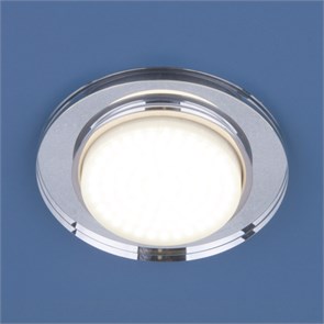 8061 GX53 SL зеркальный/серебро Cветильник встраиваемый (уп.10/50шт.) Elektrostandard a031989