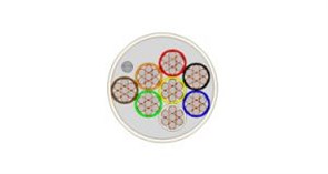 ALARM 8/100 8X0,22мм² Слаботочный кабель для систем сигнализации (бухта 100м.) ALARM 8/100