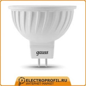 101505205 Gauss LED MR16 GU5.3 5W 4100K Лампа светодиодная (уп.10/100шт.) 101505205