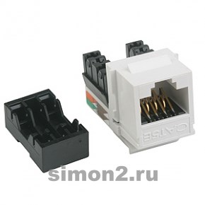 CJ545U Connect Розетка RJ45, категория 5е, UTP Simon Electric CJ545U