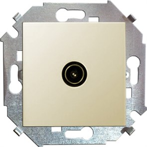 1591475-031 S15 Механизм TV розетки оконечной, слоновая кость (уп.20шт.) Simon Electric 1591475-031