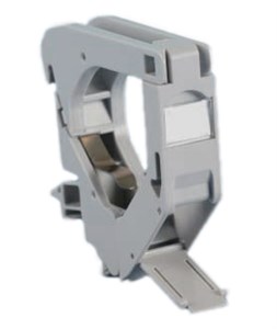 FP-IE-DIN-KJ-1-GY Крепление для Keystone Jack на DIN-рейку, без боковых крышек, шир. 18мм Hyperline FP-IE-DIN-KJ-1-GY