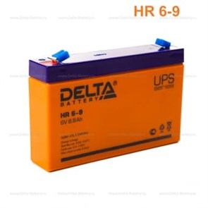 HR 6-9 Аккумулятор 6В/9А/ч DELTA (Китай) 674572