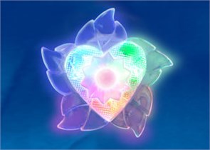 DTL-302-Цветок/Pearl/4LED/0,5W ночник светодиодный (уп.50шт.) UNIEL DTL-302-Цветок