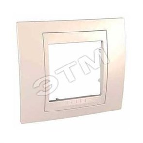 MGU6.002.25 UNICA Рамка 1 место, хамелеон бежевый (уп.20шт.) Schneider Electric MGU6.002.25