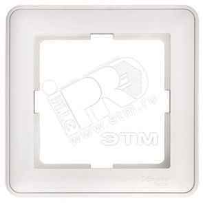 KD-1-18 Wessen 59 Рамка 1 пост, белая (уп.90шт) Schneider Electric KD-1-18