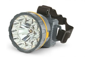 LH-105A "Механик" Фонарь налобный аккумуляторный 2 режима (0.5W/0.5W+10LED), зарядка 220В ЯРКИЙ ЛУЧ 4606400616221